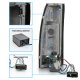GMC Yukon 1992-1999 Black LED Tail Lights