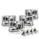 4x6 Sealed Beam LED Headlights Conversion Kit Low and High Beams