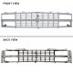 Chevy Suburban 1992-1993 Chrome Replacement Grille