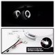 Honda Civic 1999-2000 Black Dual Halo Projector Headlights