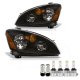 Nissan Altima 2002-2004 Black LED Headlight Bulbs Set Complete Kit