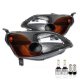 Honda Civic 2001-2003 Black LED Headlight Bulbs Set Complete Kit