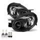 Plymouth Neon 2003-2005 Black LED Headlight Bulbs Set Complete Kit