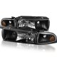 Chevy Caprice 1991-1996 Black Headlights Corner Lights