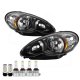 Chrysler PT Cruiser 2006-2010 Black LED Headlight Bulbs Set Complete Kit