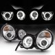 Mercedes Benz E Class 1996-1999 Clear Dual Halo Projector Headlights
