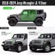 Jeep Wrangler JL 4-Door 2018-2026 Black Nerf Bars