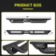 Dodge Ram 3500 Crew Cab 2010-2018 Black Nerf Bars