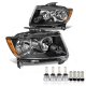 Jeep Compass 2011-2017 Black LED Headlight Bulbs Set Complete Kit