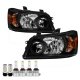 Toyota Highlander 2004-2007 Black LED Headlight Bulbs Set Complete Kit