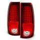 GMC Sierra 2003-2006 Red and Clear LED Tail Lights