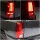 GMC Sierra 2003-2006 Red and Clear LED Tail Lights