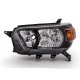 Toyota 4Runner 2010-2013 Black Euro Headlights