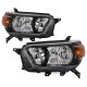 Toyota 4Runner 2010-2013 Black Euro Headlights