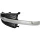 Chevy Silverado 2500HD 2001-2002 Chrome and Black Replacement Grille