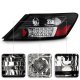 Honda Civic Coupe 2006-2011 Black LED Tail Lights
