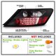 Honda Civic Coupe 2006-2011 Black LED Tail Lights