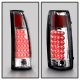 Chevy 2500 Pickup 1988-1998 LED Tail Lights Chrome