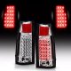 Chevy Suburban 1992-1999 LED Tail Lights Chrome