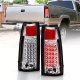 GMC Sierra 2500 1988-1998 LED Tail Lights Chrome