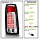 GMC Sierra 3500 1988-1998 LED Tail Lights Chrome
