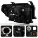 Toyota Tundra 2014-2017 Black Euro Headlights with DRL