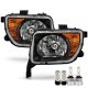 Honda Element 2003-2008 Black LED Headlight Bulbs Set Complete Kit