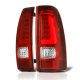Chevy Silverado 2500 1999-2002 Tube LED Tail Lights Red