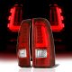 GMC Sierra 2500HD 2001-2006 Tube LED Tail Lights Red