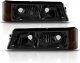 Chevy Silverado 1500HD 2003-2006 Smoked Front Bumper Lights