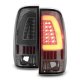 Ford F450 Super Duty 1999-2007 Smoked Tube LED Tail Lights