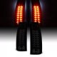 GMC Yukon Denali 1999-2000 Black Smoked LED Tail Lights