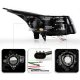 Chevy Cruze 2011-2015 Black Halo Projector Headlights with LED DRL