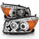 Toyota RAV4 2006-2008 Clear Projector Headlights Halo LED