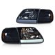 Ford F150 1997-2003 Black Smoked Euro Headlights and Corner Lights