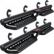 GMC Sierra Denali Crew Cab 2019-2025 Black Nerf Bars