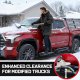GMC Sierra Denali Crew Cab 2019-2025 Black Nerf Bars