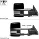 GMC Sierra 3500HD 2007-2014 Glossy Black Power Folding Tow Mirrors Switchback LED DRL Sequential Signal