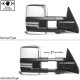 Toyota Tacoma 2016-2023 Chrome Tow Mirrors Switchback LED DRL Sequential Signal