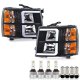 Chevy Silverado 2500HD 2007-2014 Back LED DRL Headlights Tube LED Bulbs Complete Kit