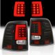 Ford Explorer 2002-2005 Black LED Tail Lights Red Tube