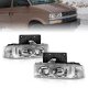 GMC Safari 1995-2005 Chrome Euro Headlights