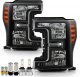 Ford F450 2017-2019 Black LED Headlight Bulbs Set Complete Kit