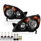 Honda CRV 2005-2006 Black LED Headlights Bulbs Set Complete Kit