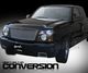 Chevy Silverado 2003-2005 Silver Mesh Grille and Black Headlight Conversion Kit