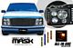 Chevy Suburban 1994-1998 Black Billet Grille and Headlight Conversion Kit