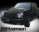 Chevy Avalanche 2003-2006 Black Billet Grille and Headlight Conversion Kit