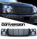 Chevy Silverado 2003-2005 Black Billet Grille and Headlight Conversion Kit