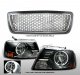 Lincoln Mark LT 2006-2008 Smoked Grille and CCFL Halo Projector Headlights