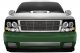 Chevy Suburban 2000-2006 Chrome Billet Grille and Black Headlight Conversion Kit